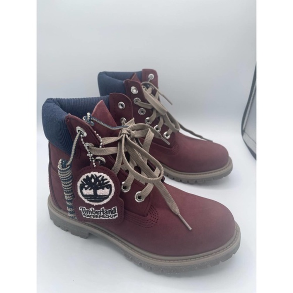 Timberland Dark‎ Port Premium Leather Boot Size 6